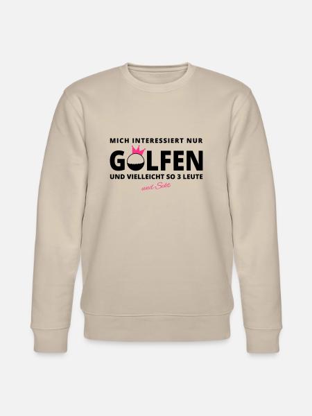 GOLFER-INTERESSE Sekt - Stanley/Stella Unisex Bio-Sweatshirt CHANGER  - Beige