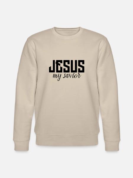 Jesus - Stanley/Stella CHANGER Unisex Organic Sweatshirt - beige