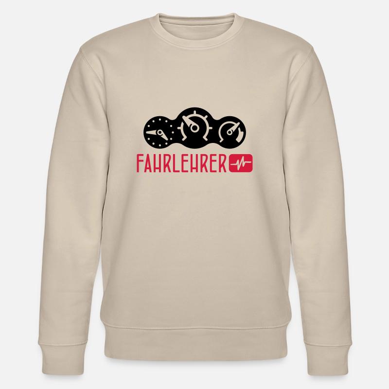 Driving instructor - Stanley/Stella CHANGER Unisex Organic Sweatshirt - beige