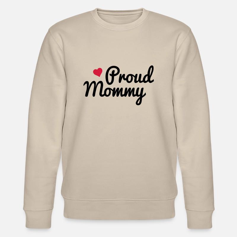 Proud Mommy - Stanley/Stella Unisex Bio-Sweatshirt CHANGER  - Beige