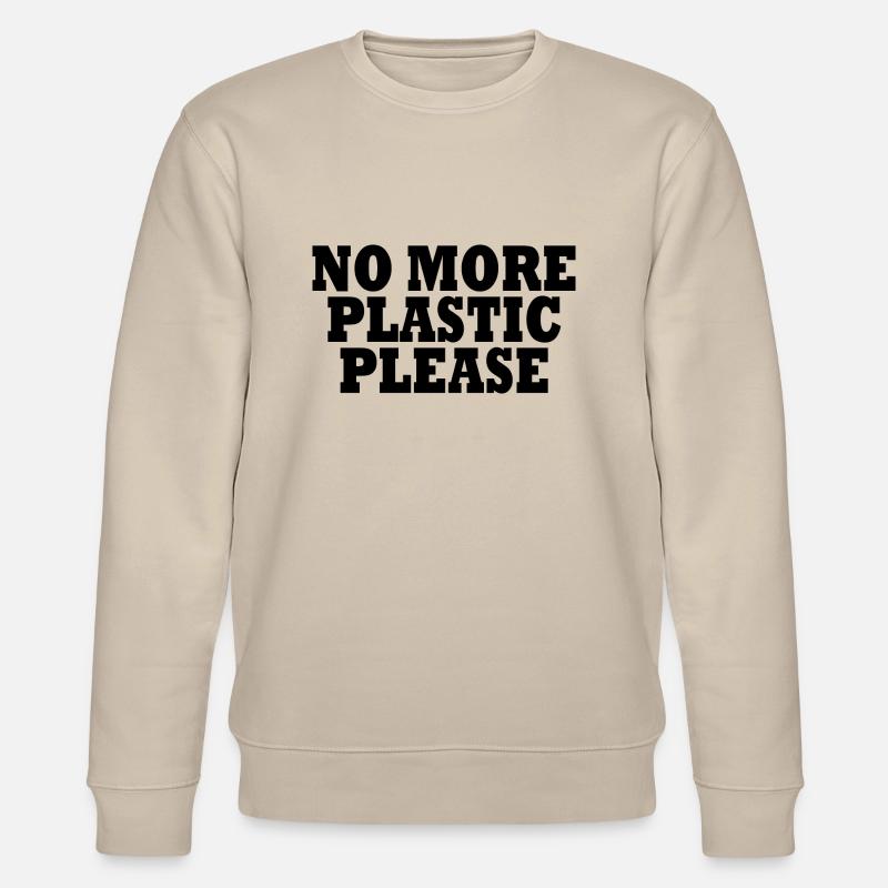 No more plastic - Stanley/Stella Unisex Bio-Sweatshirt CHANGER  - Beige