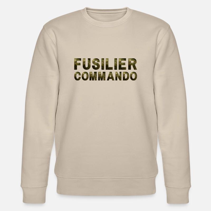 FUSILIER COMMANDO CAMOUFLAGE - Sweat bio CHANGER Stanley/Stella Unisexe - beige
