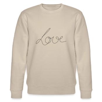 Amour - Sweat bio CHANGER Stanley/Stella Unisexe - beige - Devant - Nik (191cm) & Marisol (170cm)