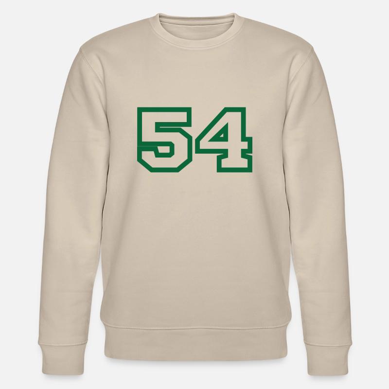 Numéro 54 sport vert - Sweat bio CHANGER Stanley/Stella Unisexe - beige