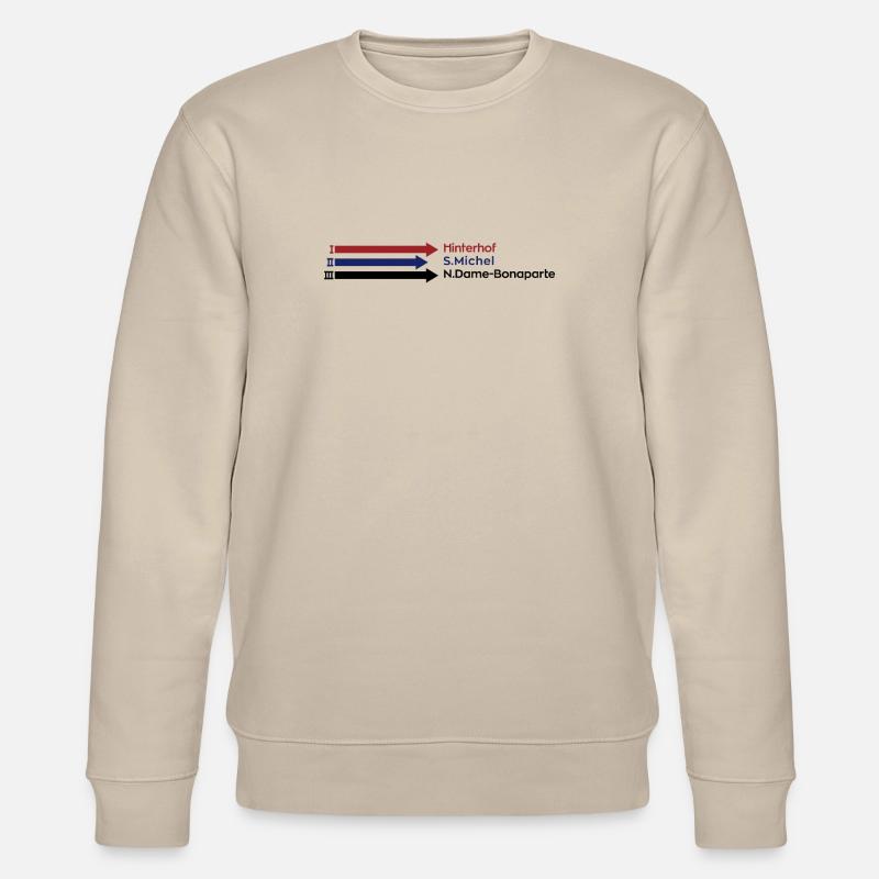 Catacombs Bunker Paris - Stanley/Stella CHANGER Unisex Organic Sweatshirt - beige