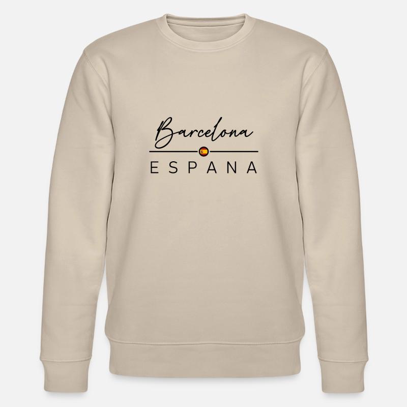 Spain - Barcelona - Spain - España - Stanley/Stella CHANGER Unisex Organic Sweatshirt - beige