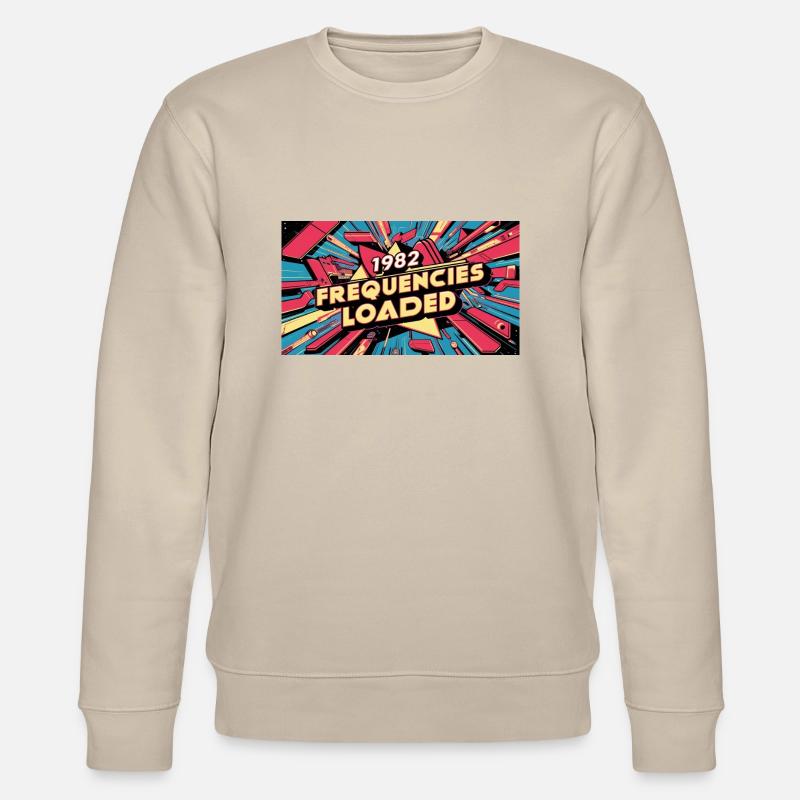 FRÉQUENCES CHARGÉES EXPLOSION DE 1982 - Sweat bio CHANGER Stanley/Stella Unisexe - beige