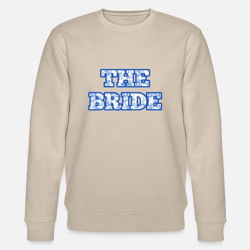 Die blaue Chinoiserie-Braut - Stanley/Stella Unisex Bio-Sweatshirt CHANGER - Beige