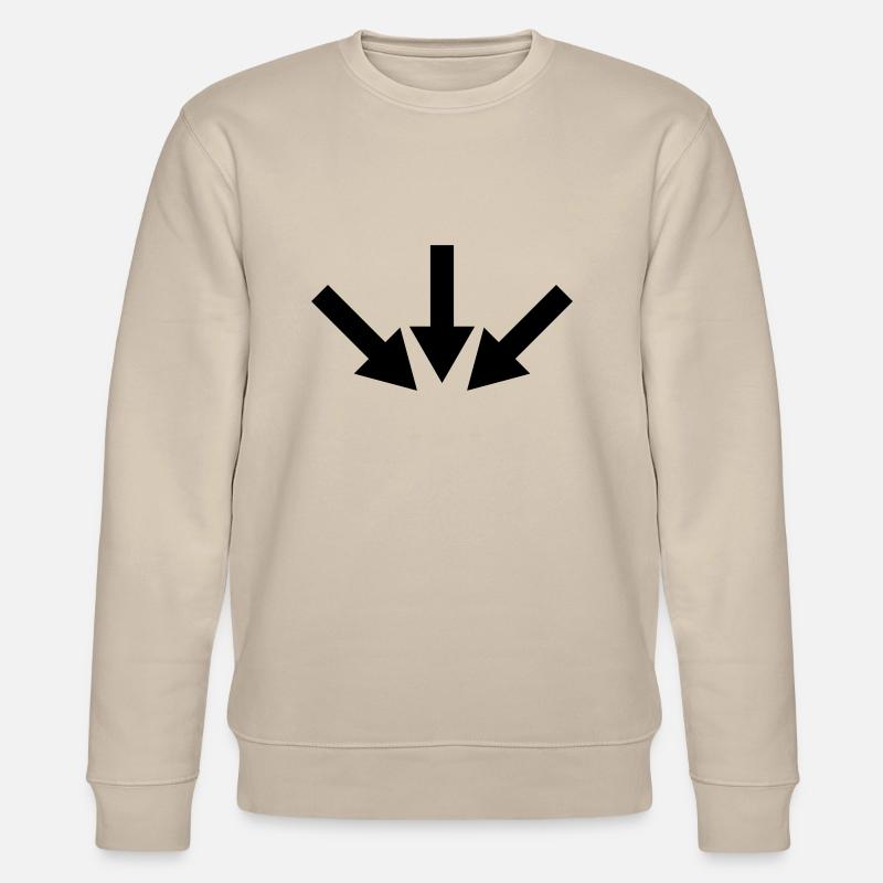 flèche - Sweat bio CHANGER Stanley/Stella Unisexe - beige