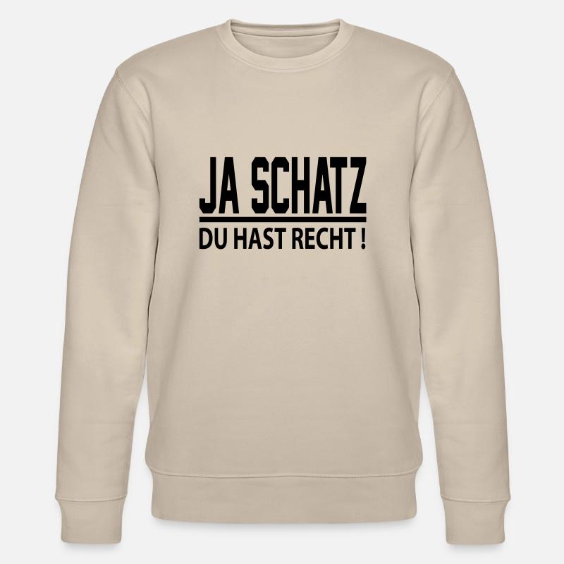 ja_schatz - Stanley/Stella Unisex Bio-Sweatshirt CHANGER  - Beige