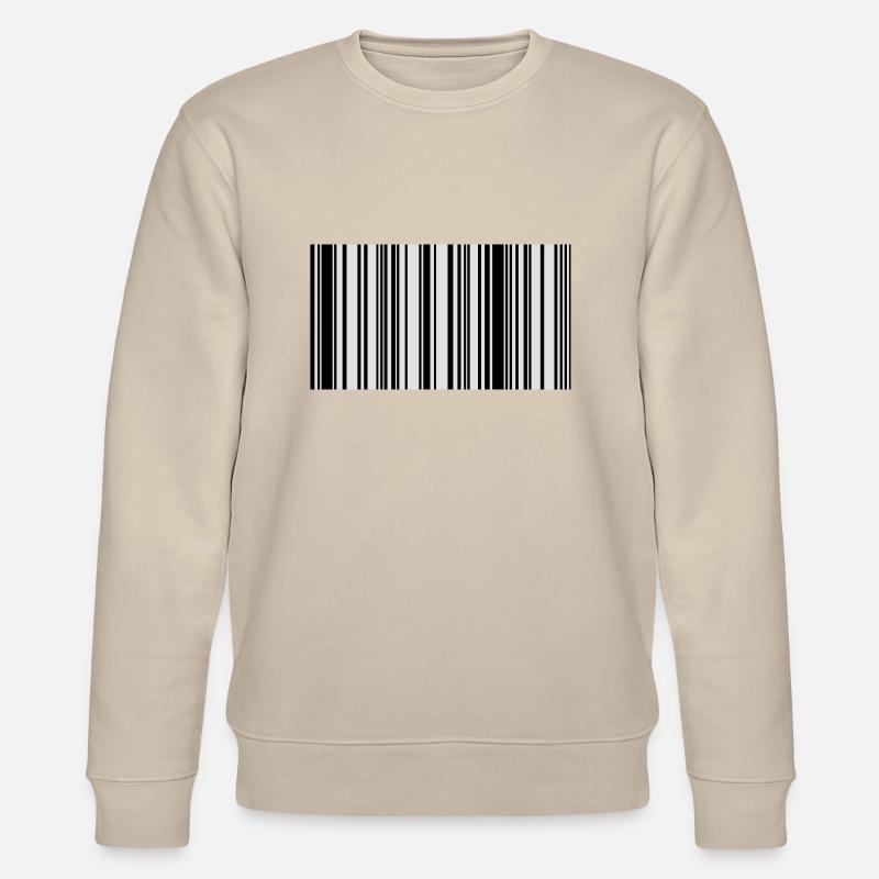 barcode - Stanley/Stella CHANGER Unisex Organic Sweatshirt - beige