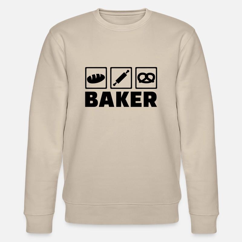 Bäcker - Stanley/Stella Unisex Bio-Sweatshirt CHANGER  - Beige