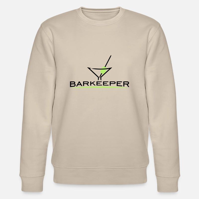 Barkeeper (h, 2c) - Stanley/Stella Unisex Bio-Sweatshirt CHANGER  - Beige