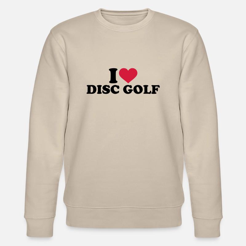 Disc golf - Stanley/Stella Unisex Bio-Sweatshirt CHANGER  - Beige