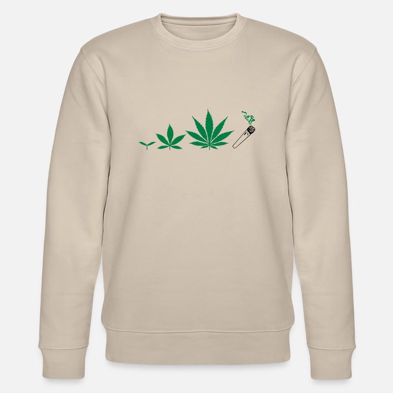 Cannabis development - Stanley/Stella Unisex Bio-Sweatshirt CHANGER  - Beige
