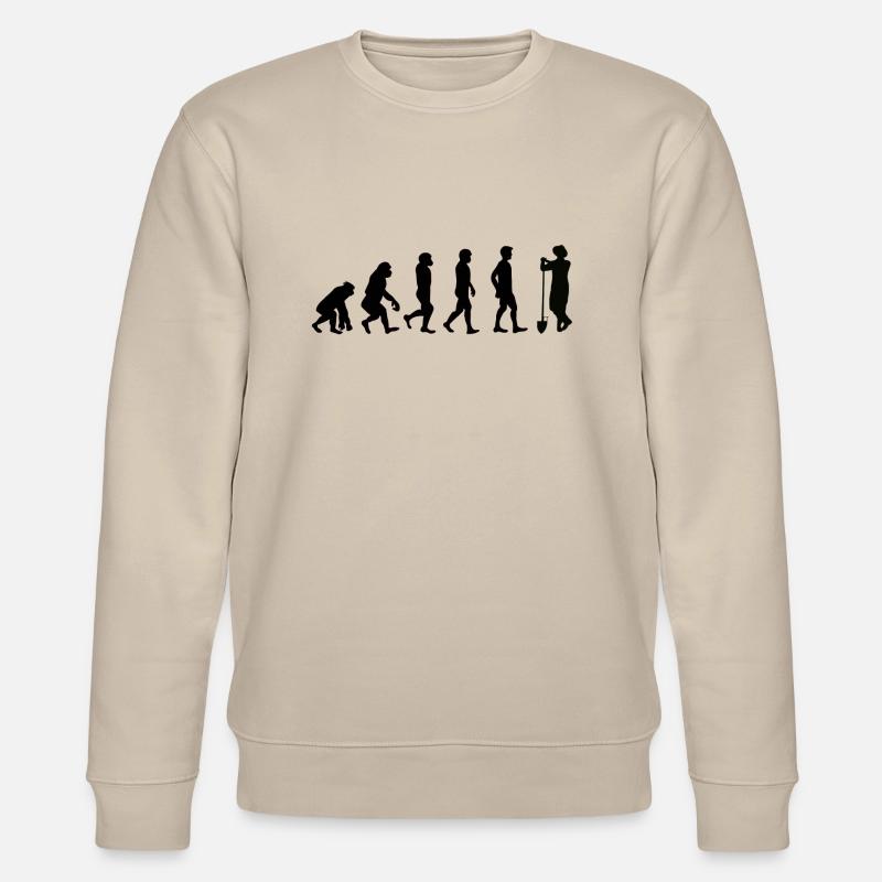 Evolution Landwirt - Stanley/Stella Unisex Bio-Sweatshirt CHANGER  - Beige
