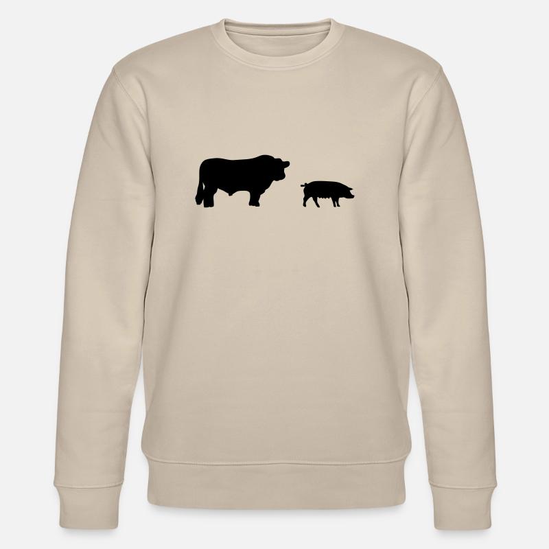 bœuf boeuf - Sweat bio CHANGER Stanley/Stella Unisexe - beige