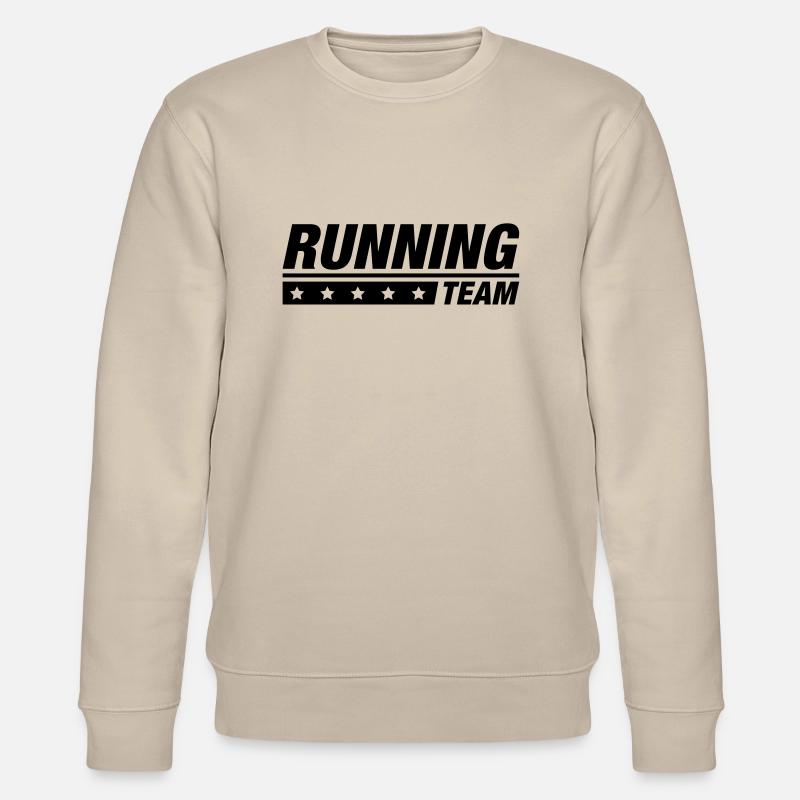 running_team_qa1 - Stanley/Stella Unisex Bio-Sweatshirt CHANGER  - Beige