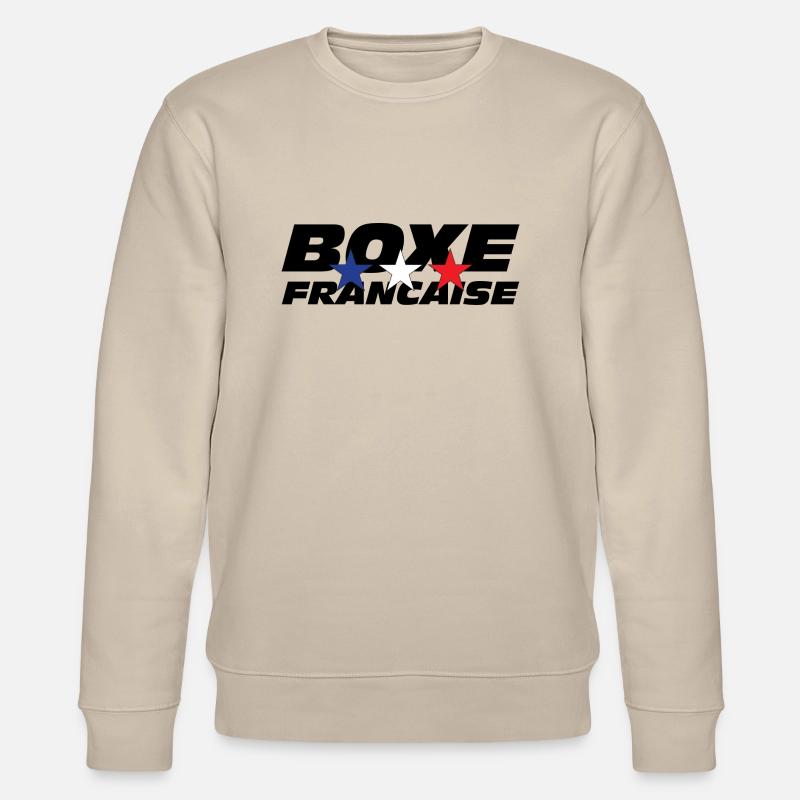 Boxen Francaise - Stanley/Stella Unisex Bio-Sweatshirt CHANGER  - Beige