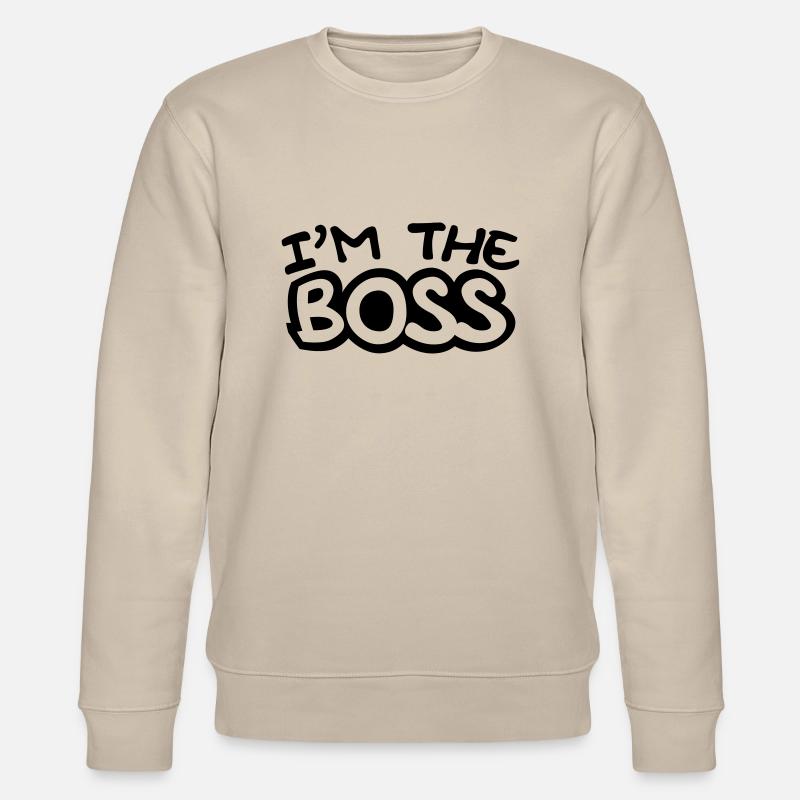I'm The Boss Comic Style - Sweat bio CHANGER Stanley/Stella Unisexe - beige