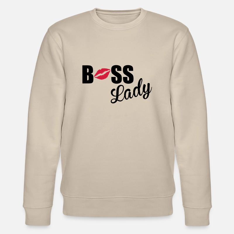 Boss Lady - Stanley/Stella Unisex Bio-Sweatshirt CHANGER  - Beige