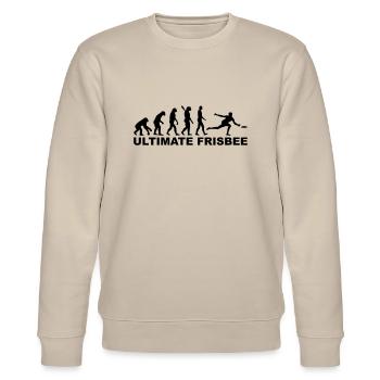 Ultimate Frisbee - Sweat bio CHANGER Stanley/Stella Unisexe - beige - Devant - Nik (191cm) & Marisol (170cm)
