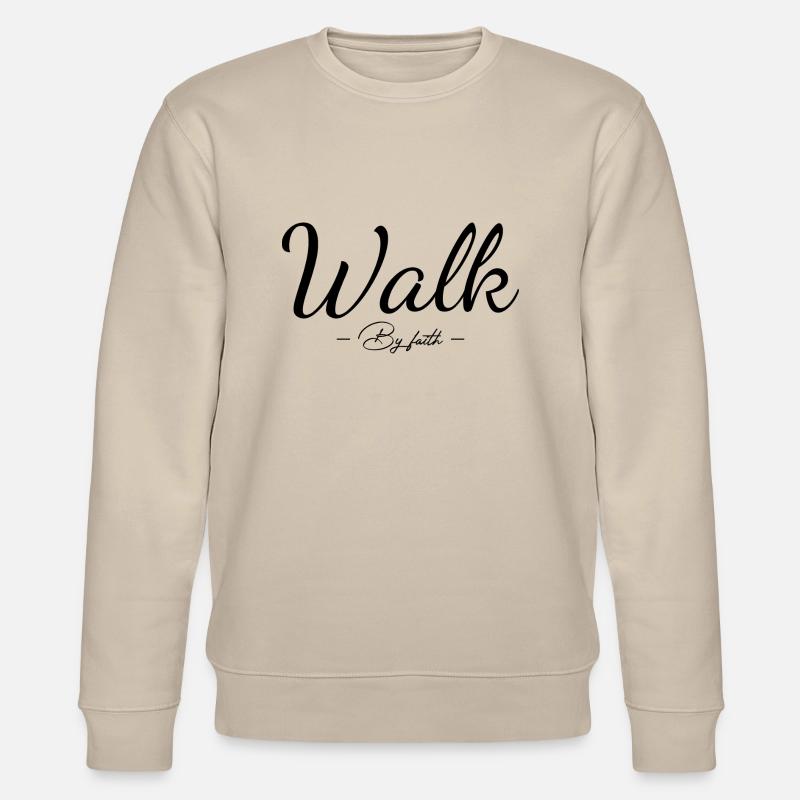 Christliche Sprüche - Stanley/Stella Unisex Bio-Sweatshirt CHANGER  - Beige