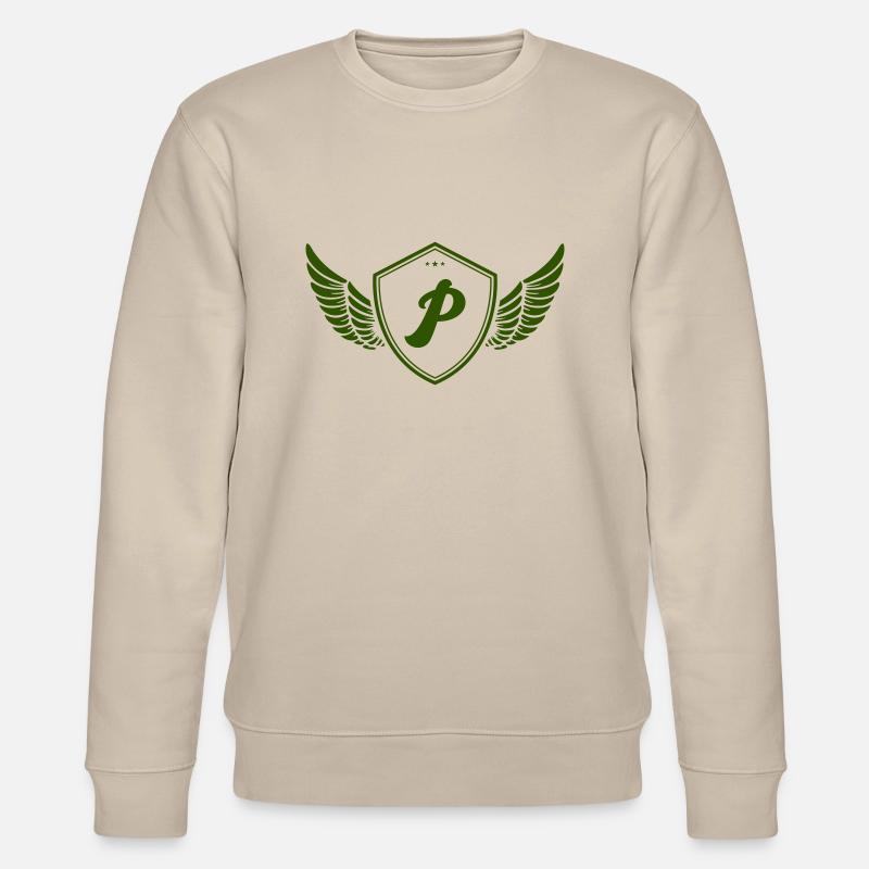 wappen p - Stanley/Stella Unisex Bio-Sweatshirt CHANGER  - Beige