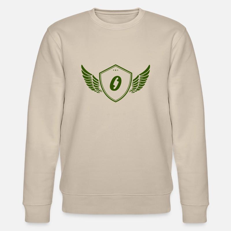 wappen o - Stanley/Stella Unisex Bio-Sweatshirt CHANGER  - Beige