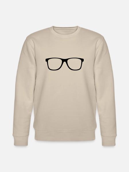 Brille *Motiv 2* - Stanley/Stella Unisex Bio-Sweatshirt CHANGER  - Beige