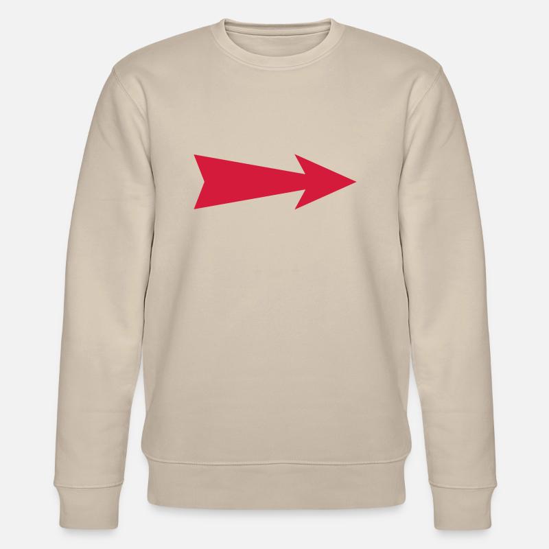 flèche - Sweat bio CHANGER Stanley/Stella Unisexe - beige