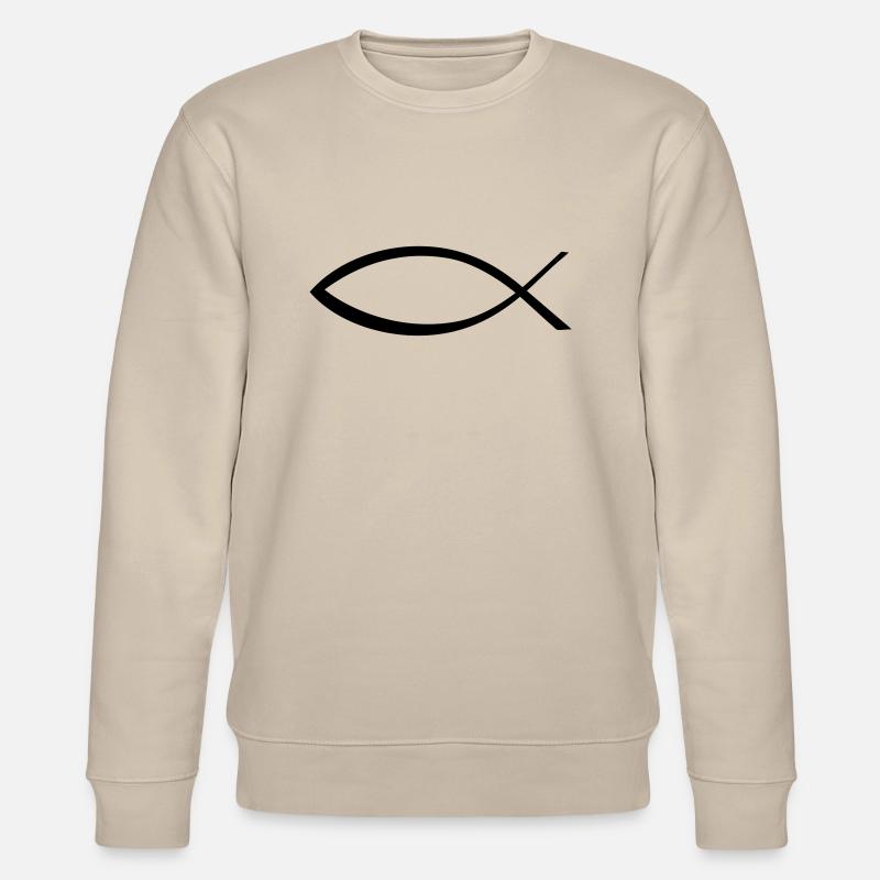 Jesus - Stanley/Stella Unisex Bio-Sweatshirt CHANGER - Beige