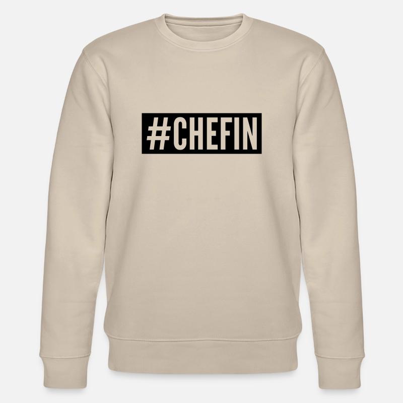 Chefin - Stanley/Stella Unisex Bio-Sweatshirt CHANGER  - Beige