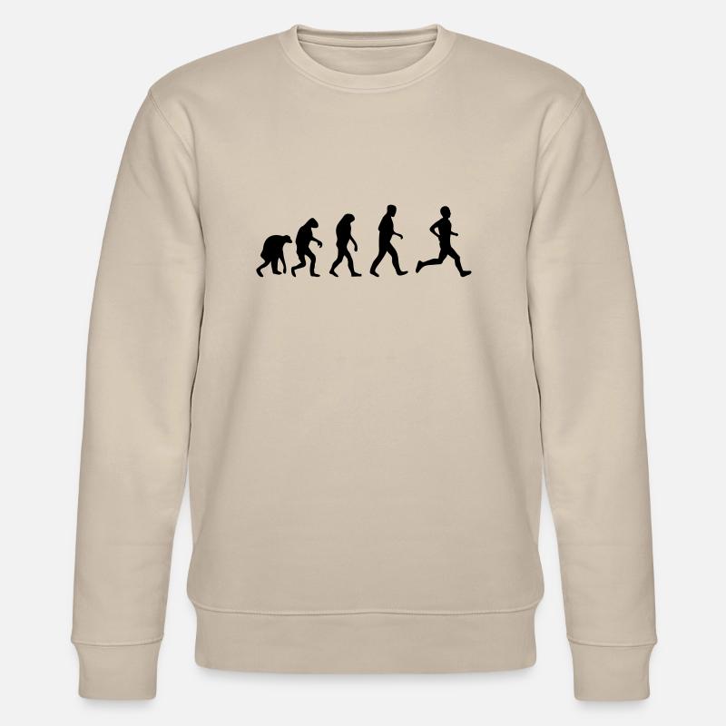 jogging evolution - Stanley/Stella Unisex Bio-Sweatshirt CHANGER  - Beige