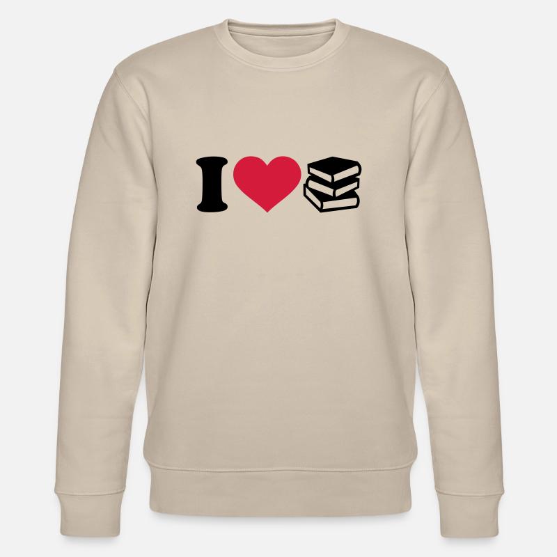 Bücher - Stanley/Stella Unisex Bio-Sweatshirt CHANGER  - Beige