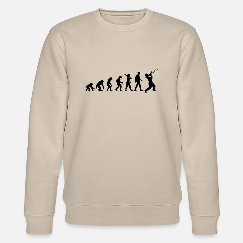 Jazz Evolution - Stanley/Stella Unisex Bio-Sweatshirt CHANGER  - Beige