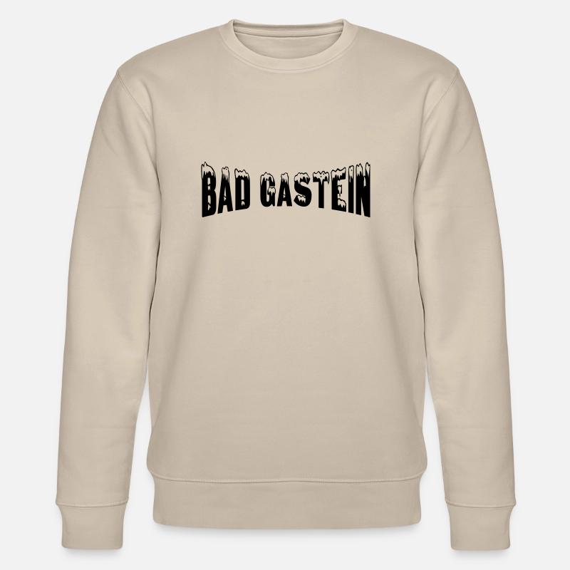Bad Gastein ski (snow) - Stanley/Stella CHANGER Unisex Organic Sweatshirt - beige