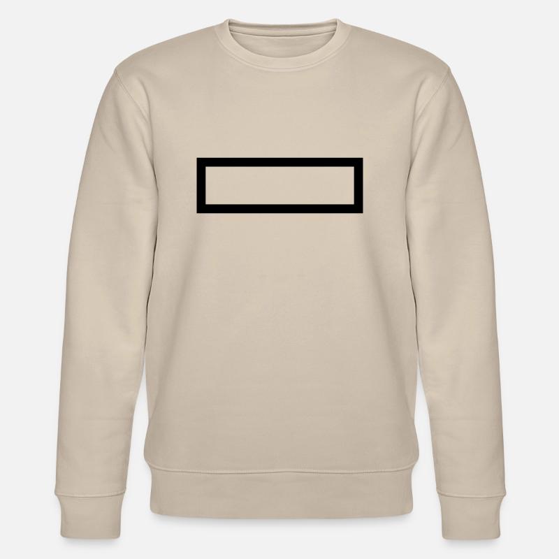 Rectangle - Sweat bio CHANGER Stanley/Stella Unisexe - beige