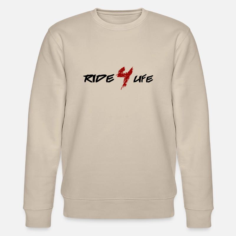 ride 4 life - Stanley/Stella Unisex Bio-Sweatshirt CHANGER  - Beige