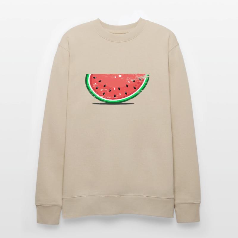 Tranche de conception de pastèque utilisée Sweat bio CHANGER Stanley/Stella Unisexe