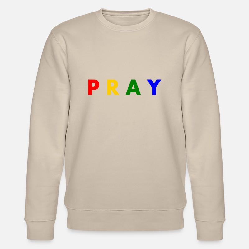 Pray - Stanley/Stella Unisex Bio-Sweatshirt CHANGER  - Beige
