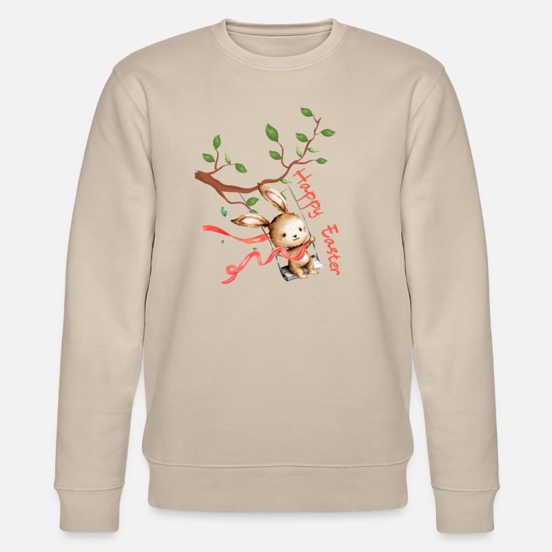 Easter Bunny - Stanley/Stella Unisex Bio-Sweatshirt CHANGER  - Beige