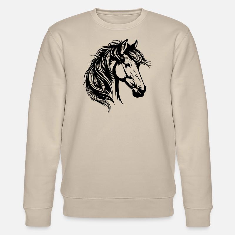 L’amour des chevaux - Sweat bio CHANGER Stanley/Stella Unisexe - beige