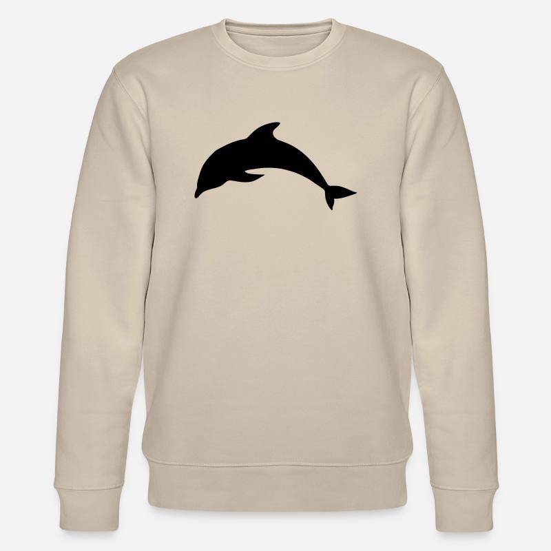 Delfin - Stanley/Stella Unisex Bio-Sweatshirt CHANGER  - Beige