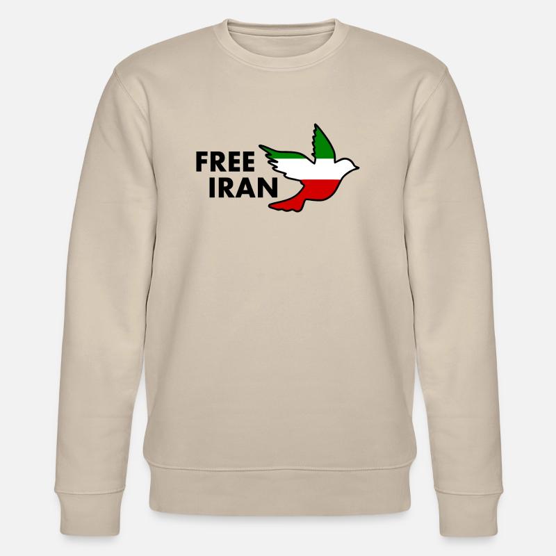 Free iran - Stanley/Stella Unisex Bio-Sweatshirt CHANGER - Beige