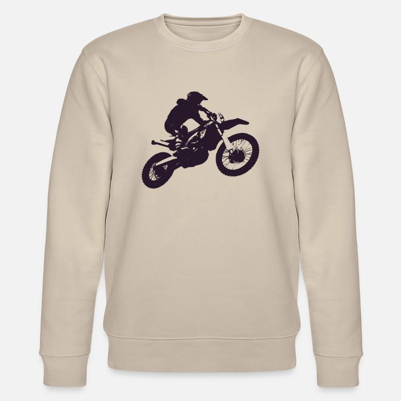 Motorcross - Stanley/Stella Unisex Bio-Sweatshirt CHANGER  - Beige