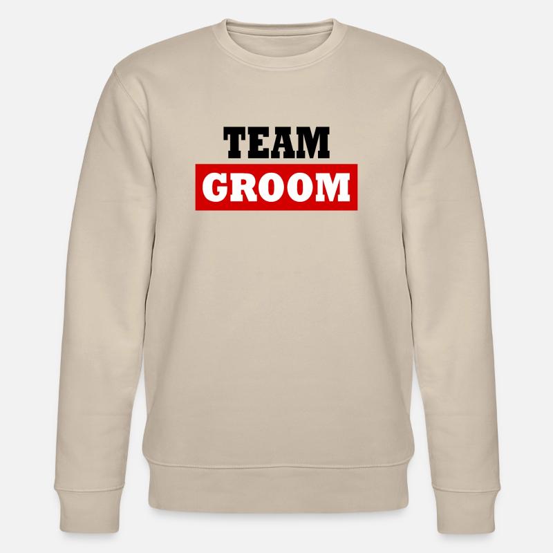 Team groom - Stanley/Stella Unisex Bio-Sweatshirt CHANGER  - Beige