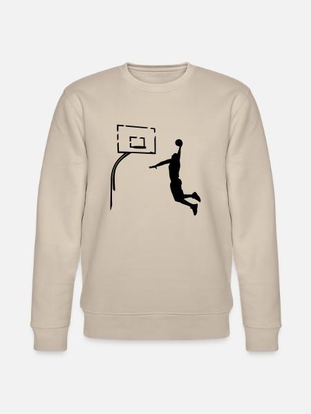 Basketball Dunk - Stanley/Stella CHANGER Unisex Organic Sweatshirt - beige