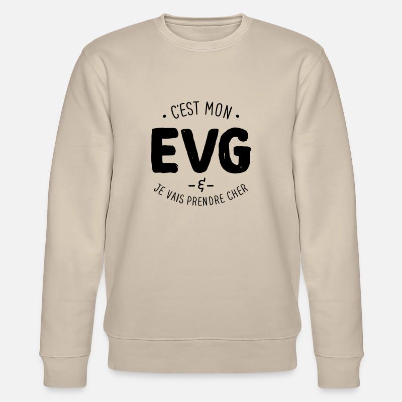 C'est mon evg mariage - Sweat bio CHANGER Stanley/Stella Unisexe - beige