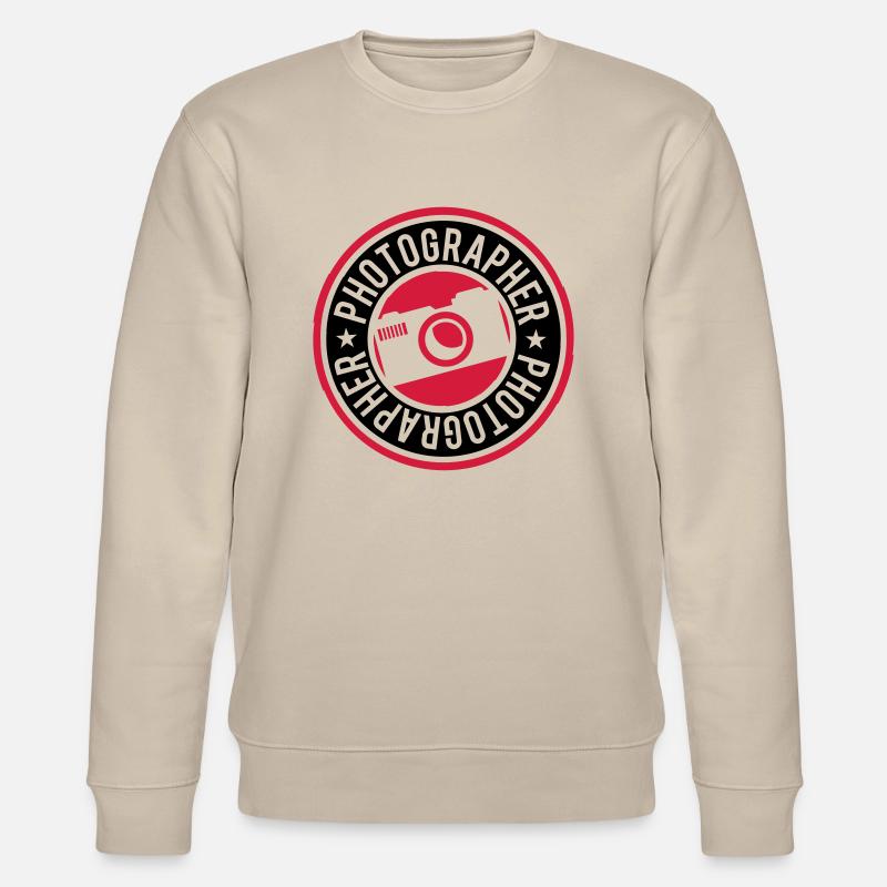 Timbre Conception photographe - Sweat bio CHANGER Stanley/Stella Unisexe - beige